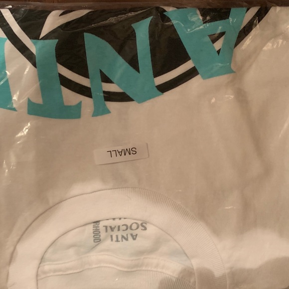Anti Social Social Club X Neighborhood White Tee - Picture 2 of 5